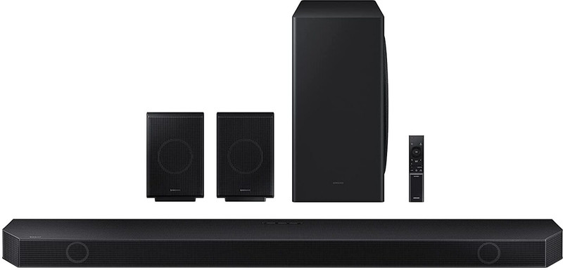 Samsung HW-Q930F/XL,Wireless with Dolby Atmos Wi-fi, Q-Symphony Built-in Alexa 540 W Bluetooth Soundbar(Black, 9.1.4 Channel)