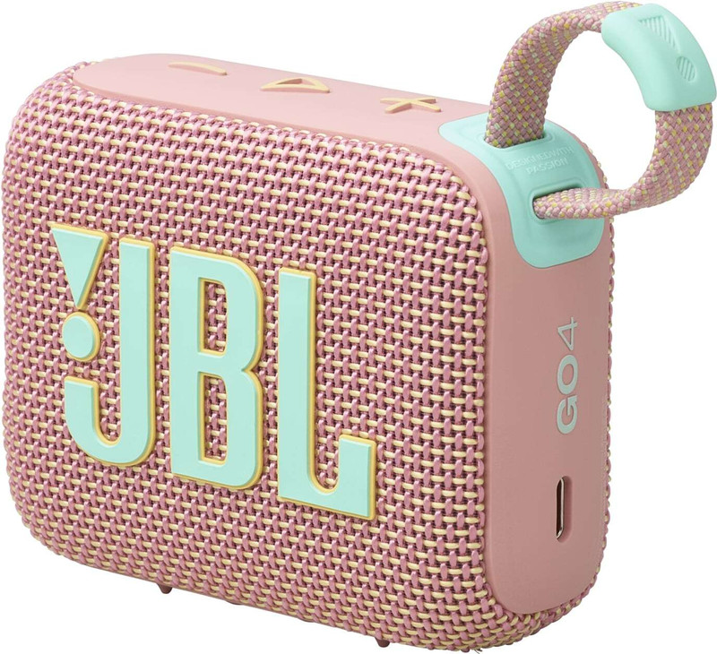 JBL Go 4, Wireless Ultra Portable, Pro Sound,Water & Dust Proof 4.2 W Bluetooth Speaker(Pink, Mono Channel)