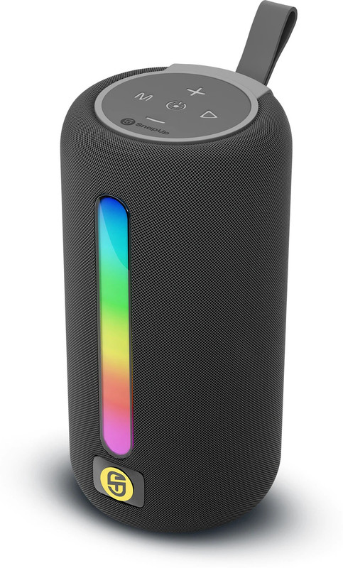 SnapUp Stone MAX Upto 9H TYPE C ACOUSTIC STEREO SOUND RGB 55mm DUAL DRIVER TWS FEATURE 18 W Bluetooth Speaker(Lit Grey, Stereo Channel)