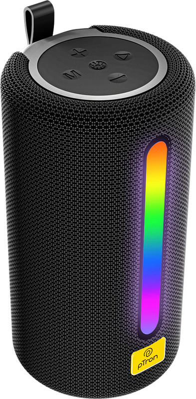 PTron Funk Rhythm / Fusion Buzz w/ 14W Pristine Sound, RGB Lights, 8Hrs Playtime 14 W Bluetooth Speaker(Black, Stereo Channel)
