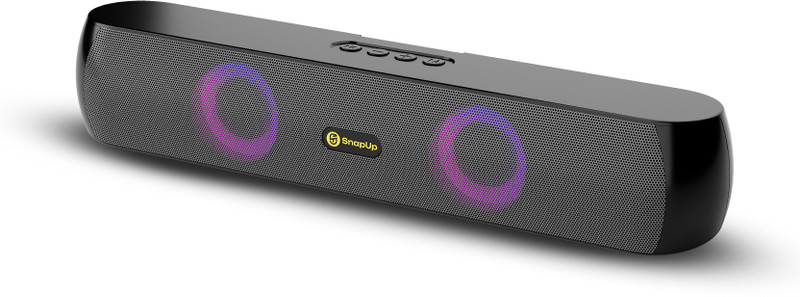 SnapUp Boom X1 Upto 8H TYPE C Multi-Compatibility RGB TWS Feature 16 W Bluetooth Speaker(Black Grey, Stereo Channel)