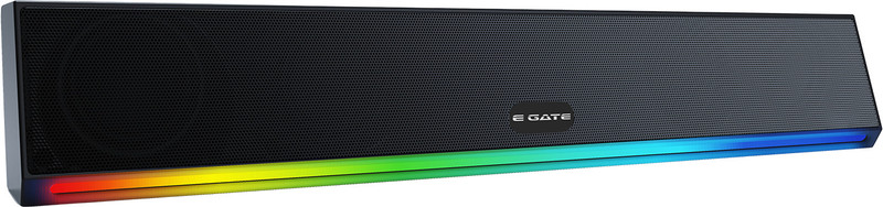 Egate C 222 RGB Light | Upto 24 Hrs Playback 3600mAh | Dual Drivers & Passive Radiator 24 W Bluetooth Speaker(Black, 2.0 Channel)