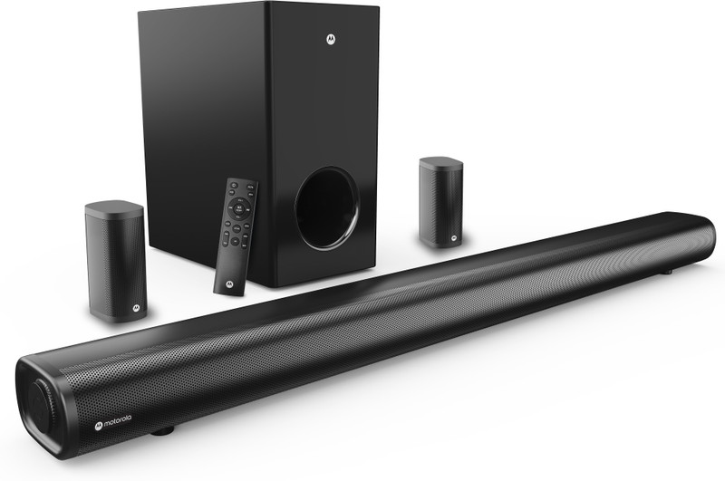 MOTOROLA AmphisoundX Vibe 500 W Bluetooth Soundbar(Black, 5.1 Channel)