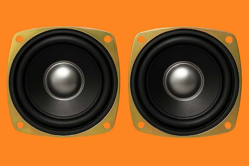 WRENS 3 Inch 240 Watt Woofer Speaker Deep Bass Subwoofer for Crystal Clear Sound 240 W Home Audio Speaker(Black, 2.0 Channel)