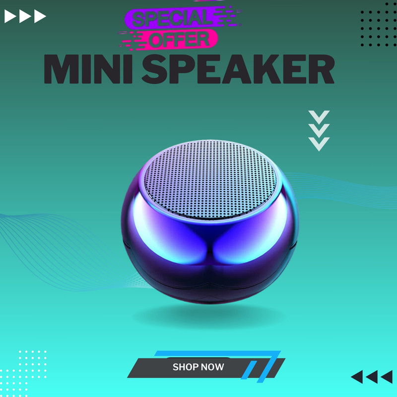 BITWEAVE DJ Box Wireless Small With Big Sound Metal Shinebody Bluetooth SpeakerFG258 5 W Bluetooth Home Audio Speaker(Multicolor, 5.1 Channel)