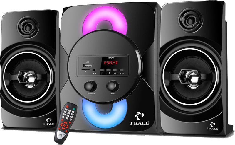 I Kall IK51 40 W Bluetooth Home Audio Speaker(Black, 2.1 Channel)