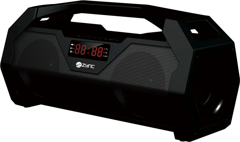 Zync Zumbox Black Boombox Portable Outdoor Party With AUX,USB,Typc C 32 W Bluetooth Home Audio Speaker(Black, Stereo Channel)