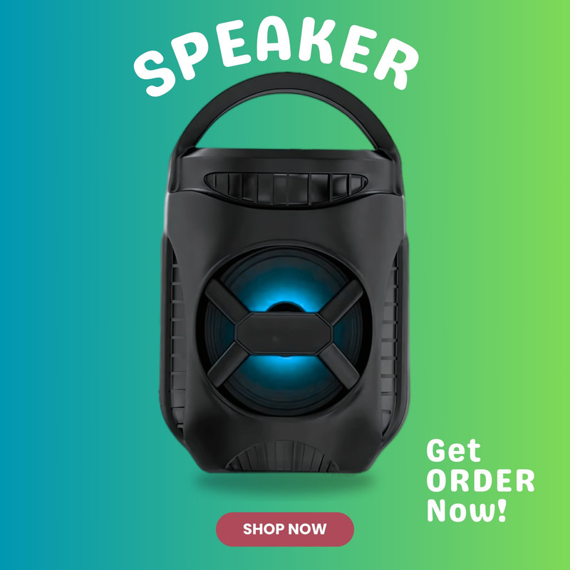 GUGGU DJ BOX 1200mAh Battery with 5 Hours Wireless Playback,Bluetooth SpeakerOP266 10 W Bluetooth Home Audio Speaker(Multicolor, 5.1 Channel)