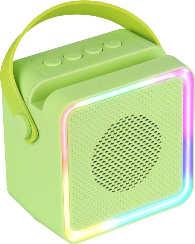 ZEBRONICS County 8 TWS , USB , mSD, Call Function, Compact Design, Carry Strap 8 W Bluetooth Speaker(Green, Mono Channel)