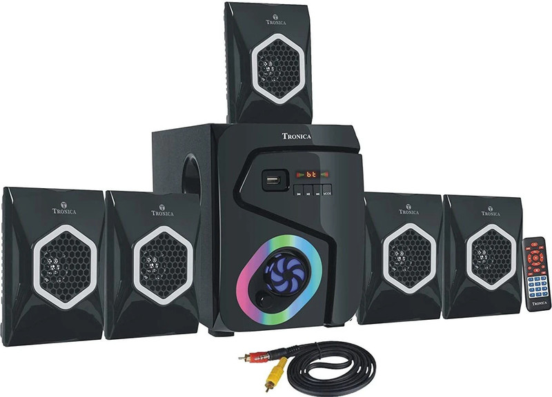 TRONICA 222 40 W Bluetooth Home Theatre(Black, 5.1 Channel)