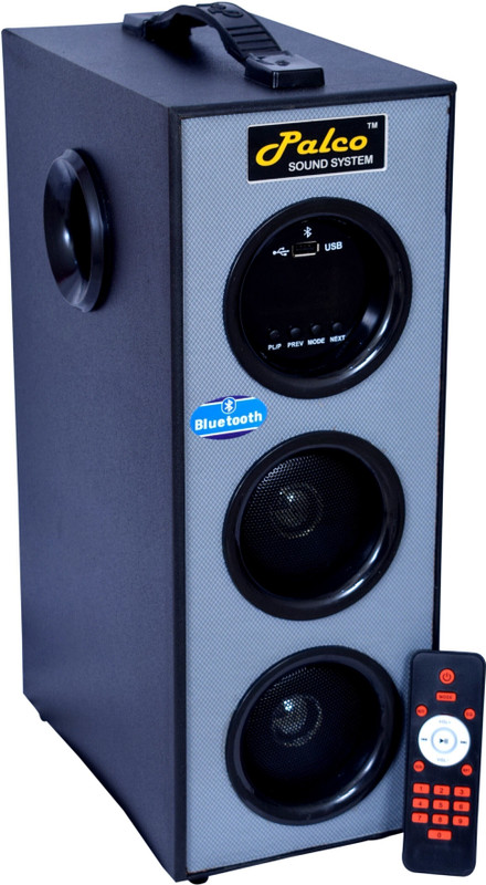 palco sound system PLC1001 Single Tower Multimedia Speaker System with Remote, USB 40 W Bluetooth Home Theatre(Black, 2.0 Channel)