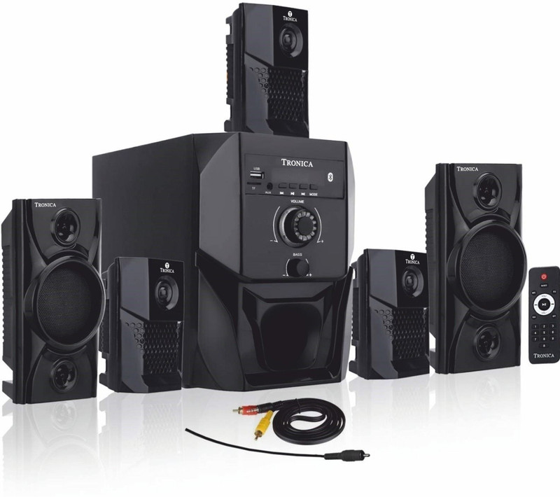 TRONICA Super King With FM/PenDrive/Sd Card/Mobile/Aux Support & Remote 50 W Bluetooth Home Theatre(Black, 5.1 Channel)
