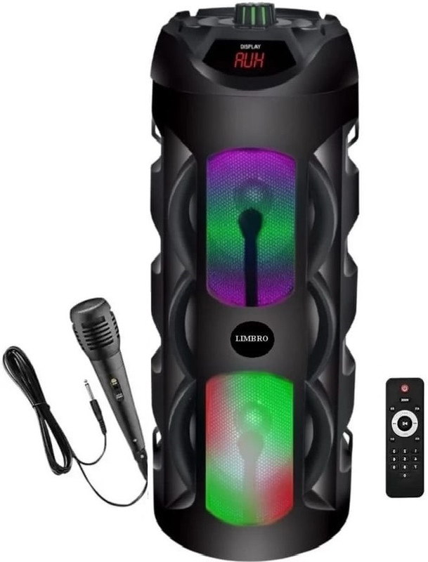 LIMBRO z2 speaker with mic 30 W Bluetooth Party Speaker(Black, 2.0 Channel)