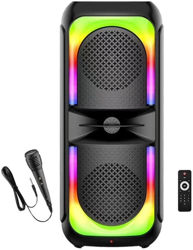 LIMBRO bluetooth speaker with mic 1000 W Bluetooth Home Theatre(Black, 2.0 Channel)