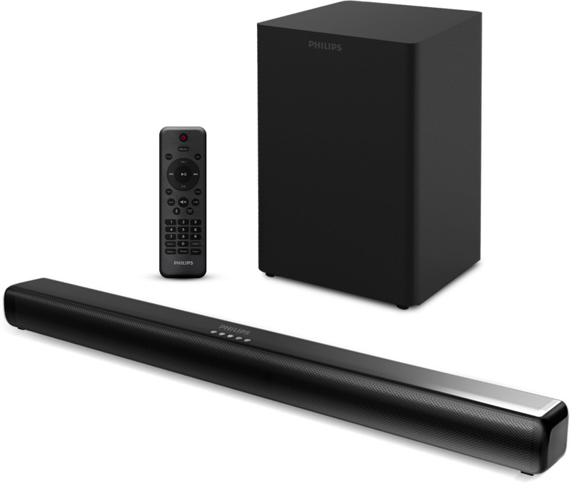 PHILIPS TAB4230/94 Dolby Digital 300 W Bluetooth Soundbar(Black, 2.1 Channel)