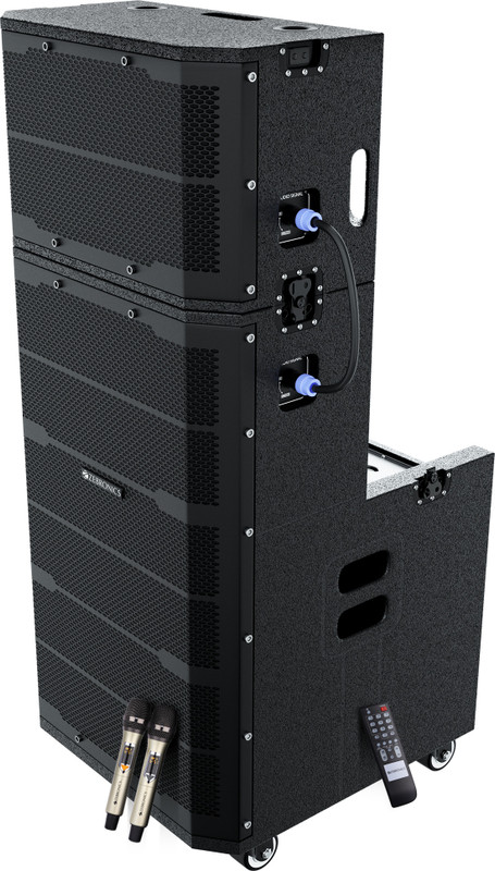 ZEBRONICS Zeb-Mytho Plus,BT v5.0 / AUX / mSD / USB / FM radio,LED display,Mic volume,660W 660 W Bluetooth Party Speaker(Black, Mono Channel)