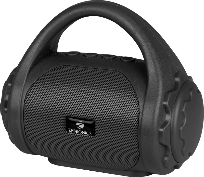 ZEBRONICS PSPK9 (County) Built-in FM Radio , Aux input 3 W Bluetooth Speaker(Black, Mono Channel)