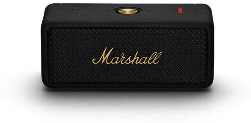 Marshall Emberton II Portable 30+Hour Playtime, 360degree Sound, Waterproof 20 W Bluetooth Speaker(Black, Brass, Stereo Channel)