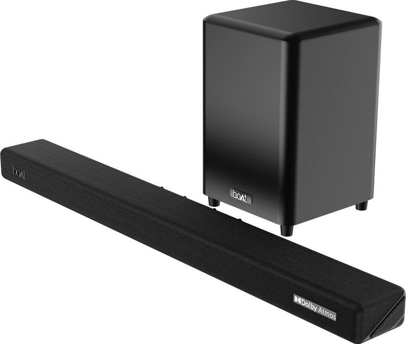 boAt Aavante Prime 5.1 5000DA with Dolby Atmos 500 W Bluetooth Soundbar(Premium Black, 5.1 Channel)
