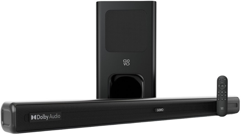 GOVO GOSURROUND 800 Dolby Digital 180 W Bluetooth Soundbar(Platinum Black, 2.1 Channel)