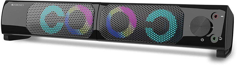ZEBRONICS Zeb- Fame 1 10 W Laptop/Desktop Speaker(Black, Stereo Channel)