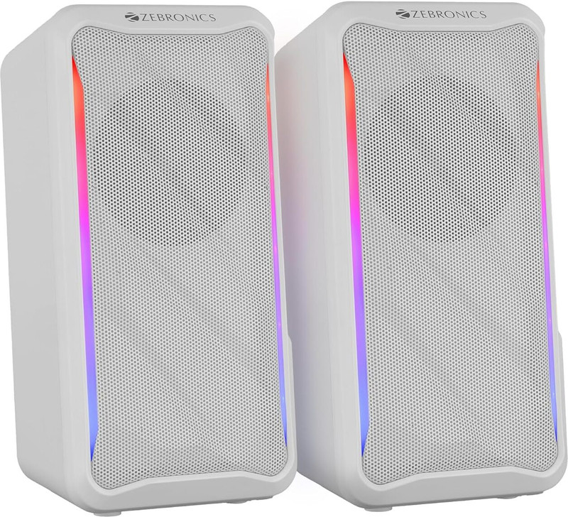 ZEBRONICS Zeb-Igloo 2 10 W Mobile/Tablet Speaker(White, 2.0 Channel)