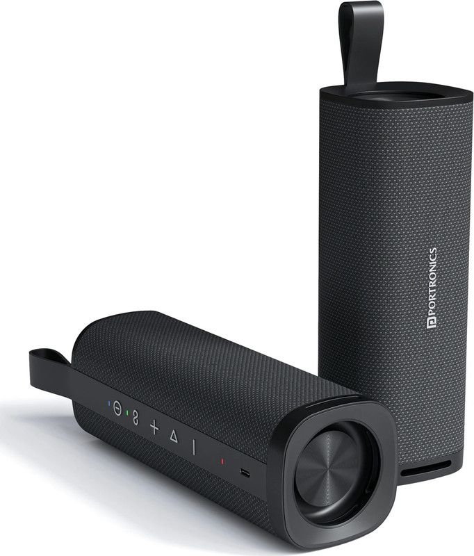 Portronics Fynix 30W Bluetooth Speaker, Dual Passive Radiator, 360° Surround Sound, 6Hours 30 W Bluetooth Speaker(Black, Stereo Channel)