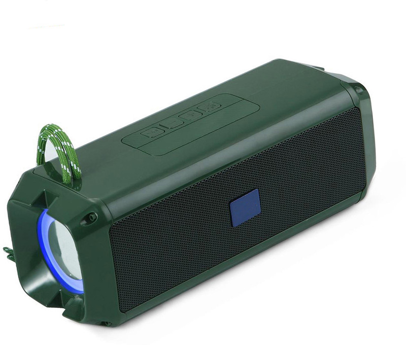 GOOD FUN Portable Active Bass Smart Stereo Waterproof Bluetooth Loud Sound Speaker 10 W Bluetooth Home Audio Speaker(Green, Stereo Channel)