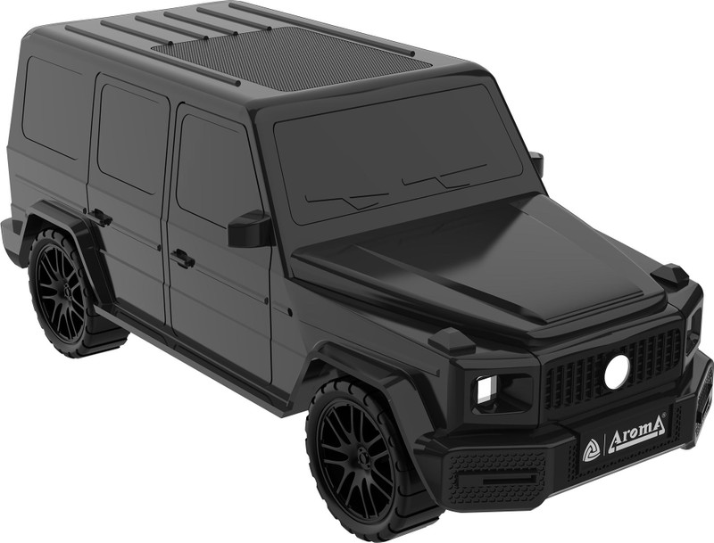 Aroma Jeep - 5W, 4 Hrs Music time* Dynamic Thunder Sound RGB Lights Car Design Speaker 5 W Bluetooth Speaker(Active Black, Stereo Channel)