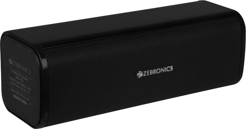 ZEBRONICS VITA 10 W Bluetooth Speaker(Black, Stereo Channel)