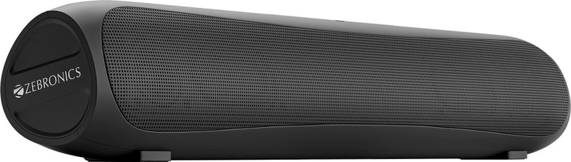 ZEBRONICS Vita Bar 200, Dual Drivers, Upto 8H Playback,USB/AUX, RGB LED, Type-C Charging 24 W Bluetooth Speaker(Black, Stereo Channel)