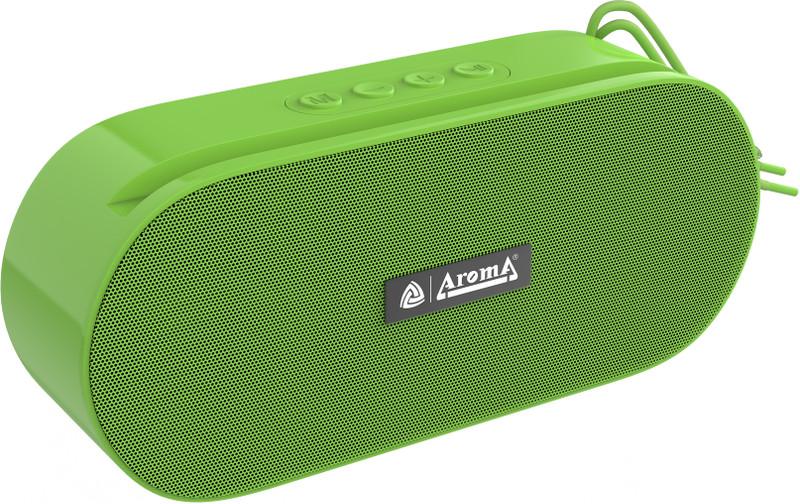 Aroma Xtreme Upto 8 Hrs Music time*, Dynamic Thunder Sound, Mobile Holder, Portable 12 W Bluetooth Speaker(Neon Green, Stereo Channel)