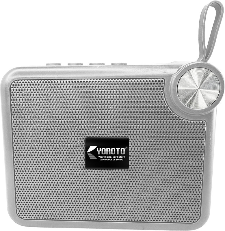YOROTO YO-336BT Portable HD Sound With High Bass 10 W Bluetooth Speaker(Grey, Stereo Channel)