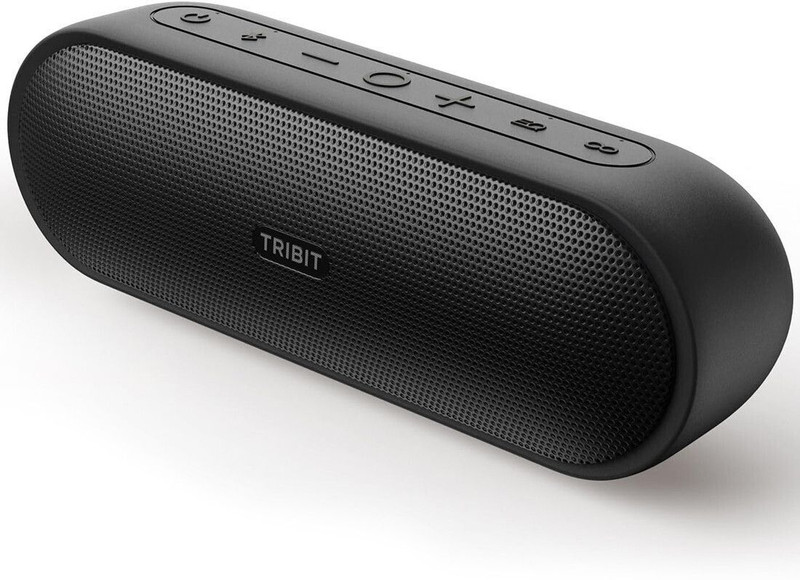 Tribit XSound Plus 2 24H Playtime, Dual Subwoofer Driver with X-Bass, TWS Mode with Mic 30 W Bluetooth Speaker(Black, Stereo Channel)