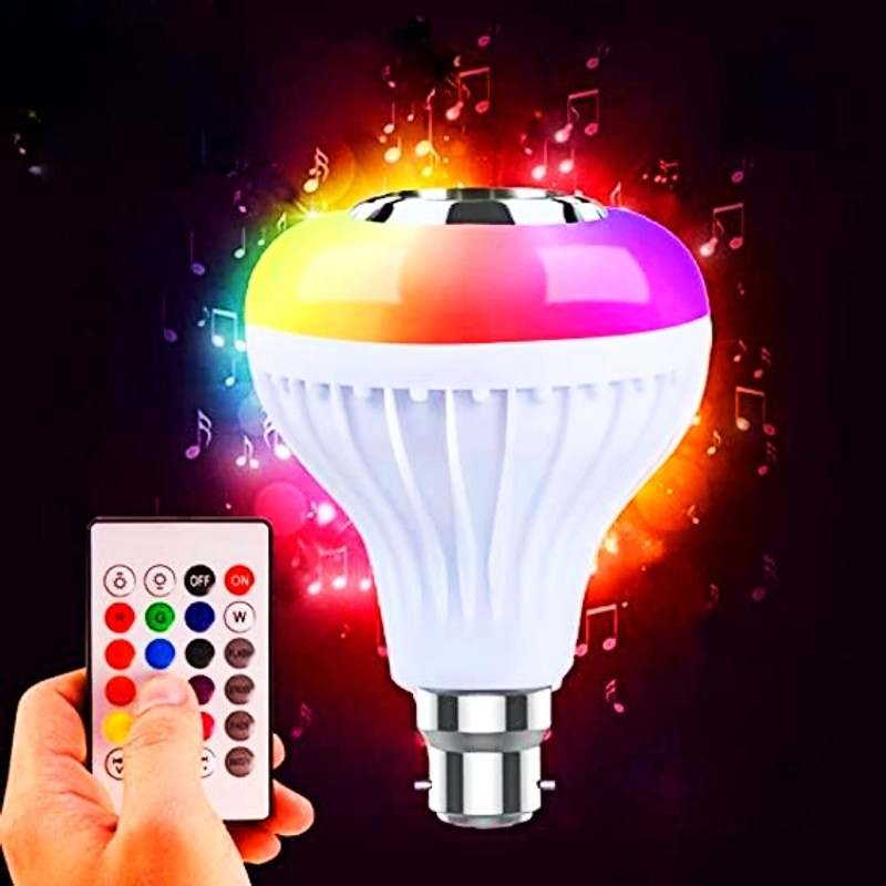 Clairbell Bluetooth Speaker Light Bulb for Music and Colorful Atmosphere Home Theater 71 12 W Bluetooth Speaker(Multicolor, 5.1 Channel)