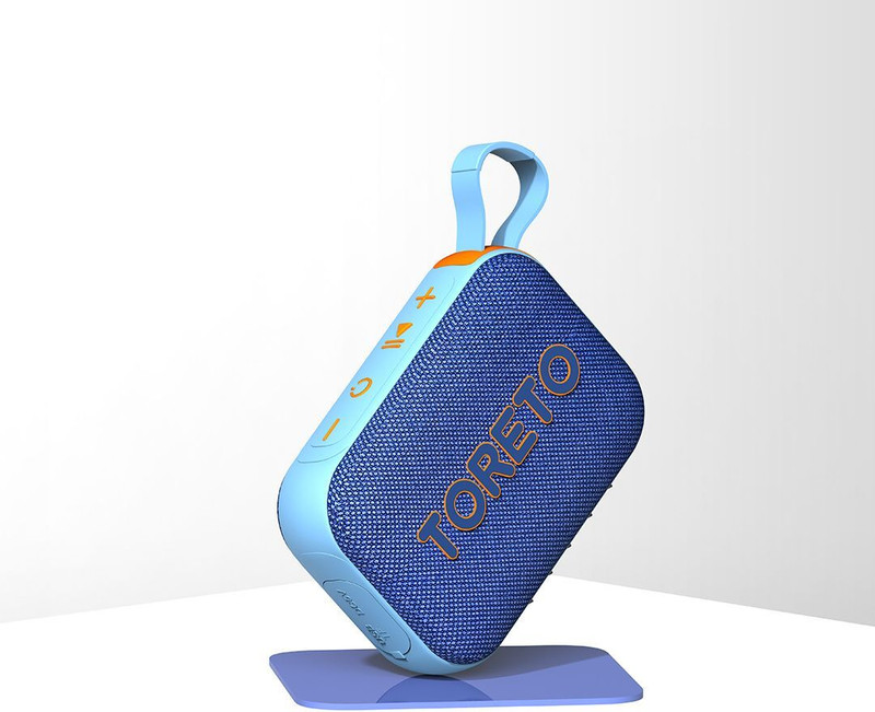 Toreto Buzz 10 W Bluetooth Speaker(Navy Blue, Mono Channel)