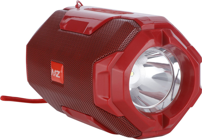 MZ 206 (BLUETOOTH PORTABLE SPEAKER) Dynamic Thunder Sound & High Bass,Buit-In torch 10 W Bluetooth Speaker(Red, Stereo Channel)