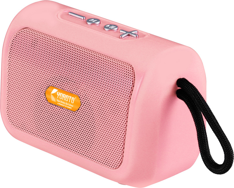 YOROTO Wireless Bluetooth Speaker with Clear Crystal Sound 12 W Bluetooth Speaker(Pink, Stereo Channel)