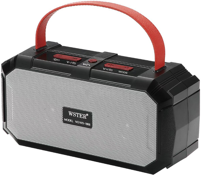 Jmax WS-1866 Solar Charging 10 W Bluetooth Speaker(Black, Stereo Channel)