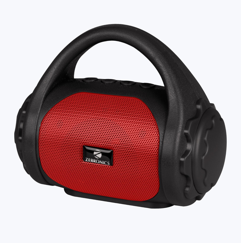 ZEBRONICS PSPK9 Built-in FM Radio BLACK+RED