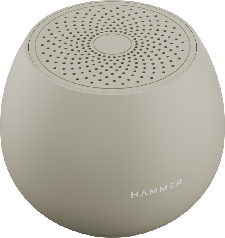Hammer Drop X1 5W Bluetooth Speaker with Twin Pairing, 100H StandBy Time, 52mm Drivers 5 W Bluetooth Speaker(Beige, Mono Channel)