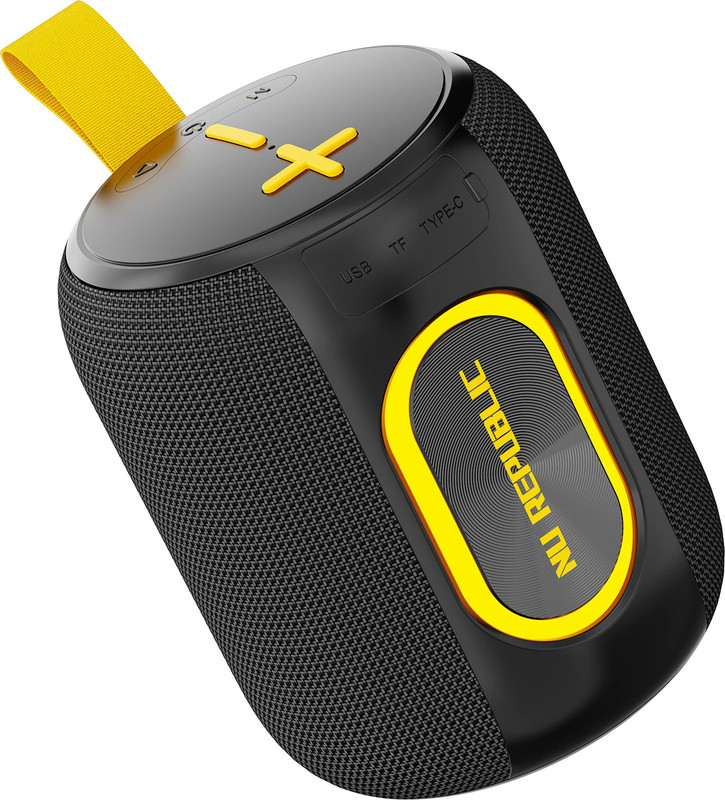 Nu Republic Sonicpop 2000 Wireless 16W output, in-built mic, 66mm Dynamic Driver, RGB Lights 16 W Bluetooth Speaker(Black, Stereo Channel)