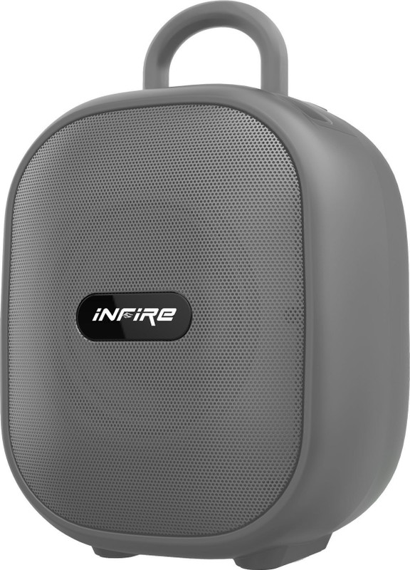 iNFiRe Fusion 12W Portable Bluetooth Speaker | TWS | USB & SD Card | 8 Hrs Playtime 12 W Bluetooth Speaker(Grey, Stereo Channel)