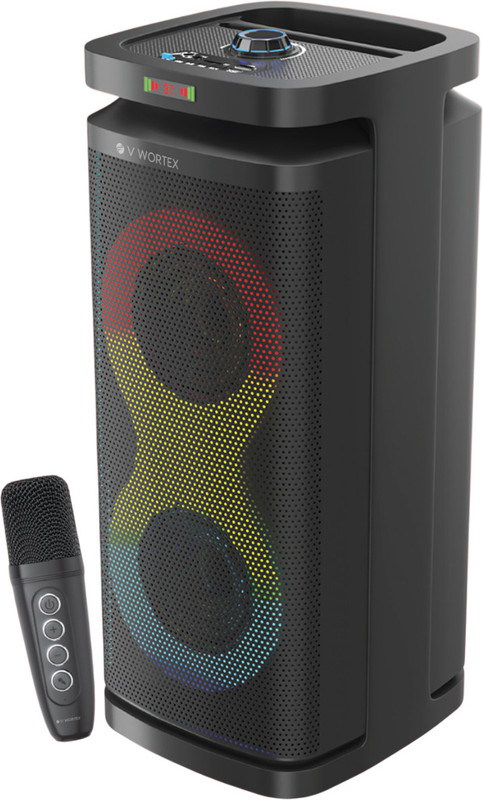 V WORTEX A1 50 W Bluetooth Speaker(Black, 5.0 Channel)