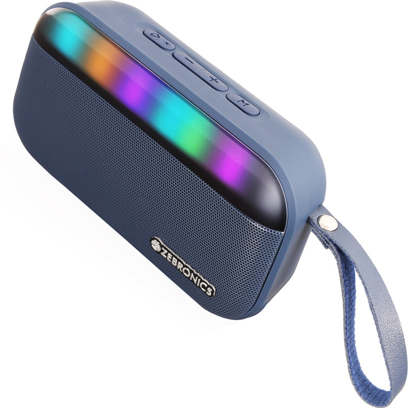 ZEBRONICS County(Blue) 3 W Bluetooth Speaker(Blue, Mono Channel)