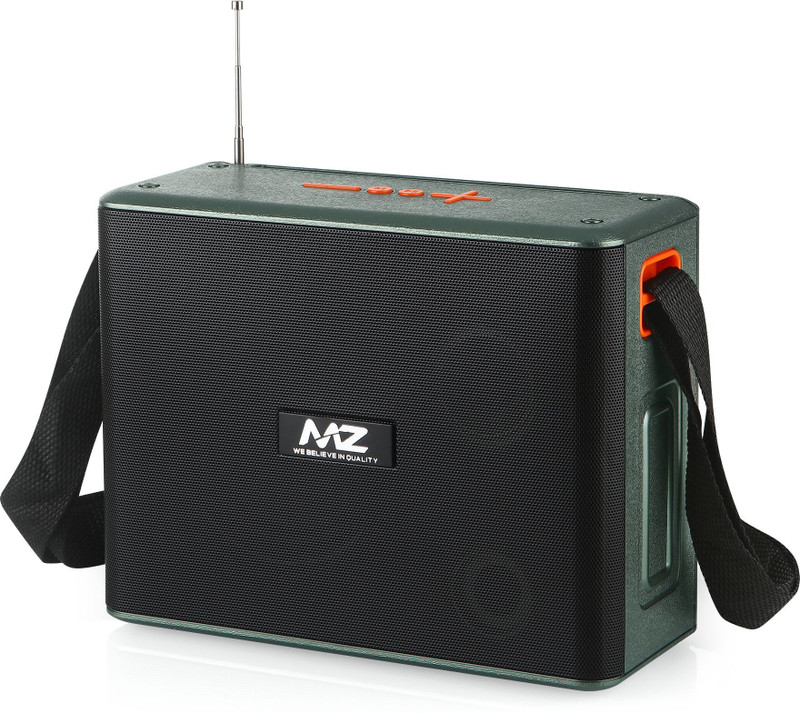 MZ S663 (BLUETOOTH PORTABLE SPEAKER) Dynamic Sound High Bass & Solar Panel, 1500mAh 12 W Bluetooth Speaker(Green, Stereo Channel)