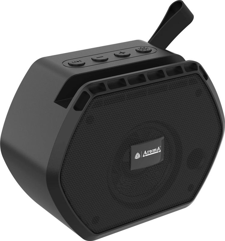 Aroma Bravo 5W Upto 4 Hrs Music time*,Dynamic Thunder Sound,Dynamic Drivers Heavy Bass 5 W Bluetooth Speaker(Active Black, Stereo Channel)