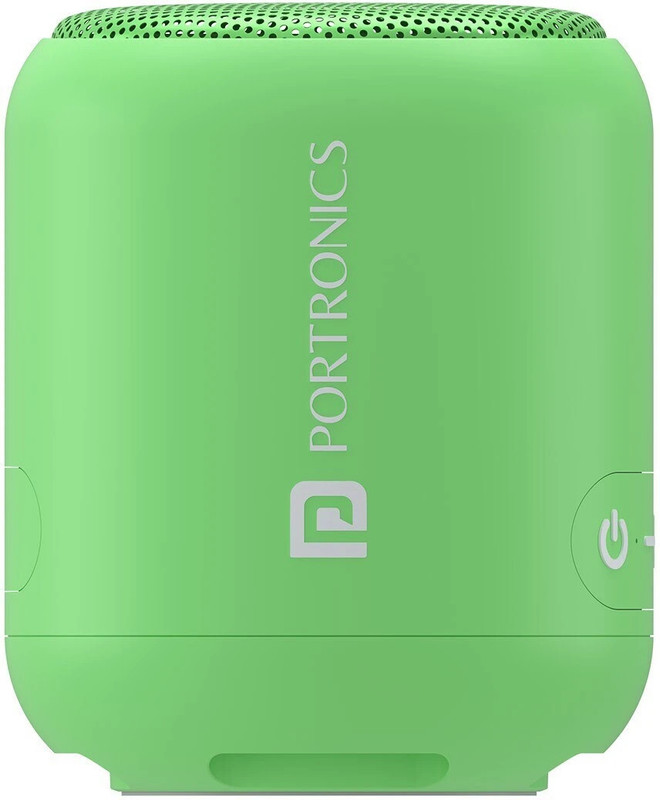 Portronics SoundDrum 1 10W TWS Portable Speaker & Type C Charging 10 W Bluetooth Speaker(Green, Mono Channel)