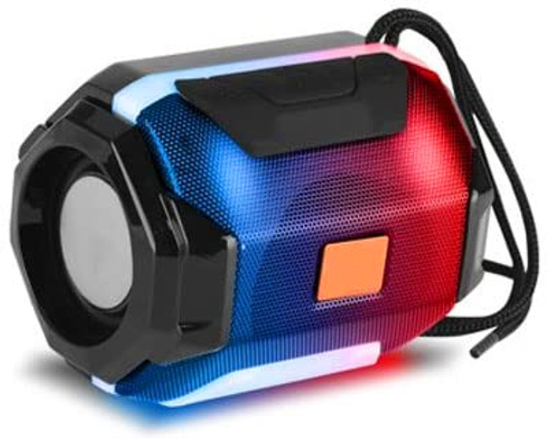 Deeshora Portable Bluetooth 5.0Speaker with Powerful Bass, Inbuilt-FM & Charging Cable 5 W Bluetooth Speaker(Black, Stereo Channel)