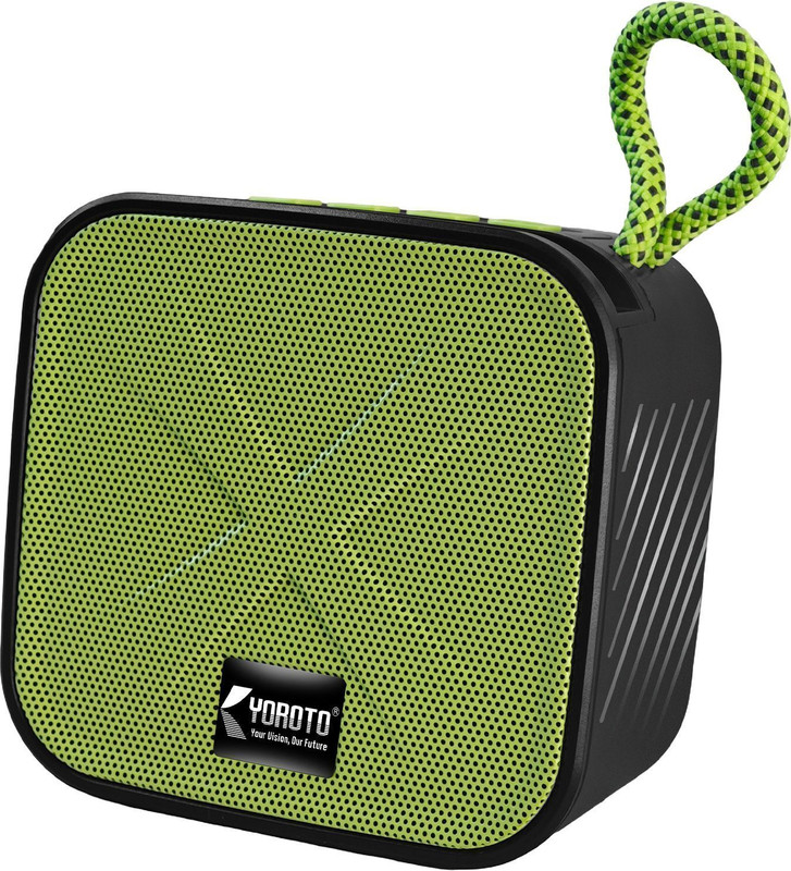 YOROTO YO-381BT Wireless Bluetooth Speaker with Clear Crystal Sound & Powerful bass 12 W Bluetooth Speaker(Green, Stereo Channel)